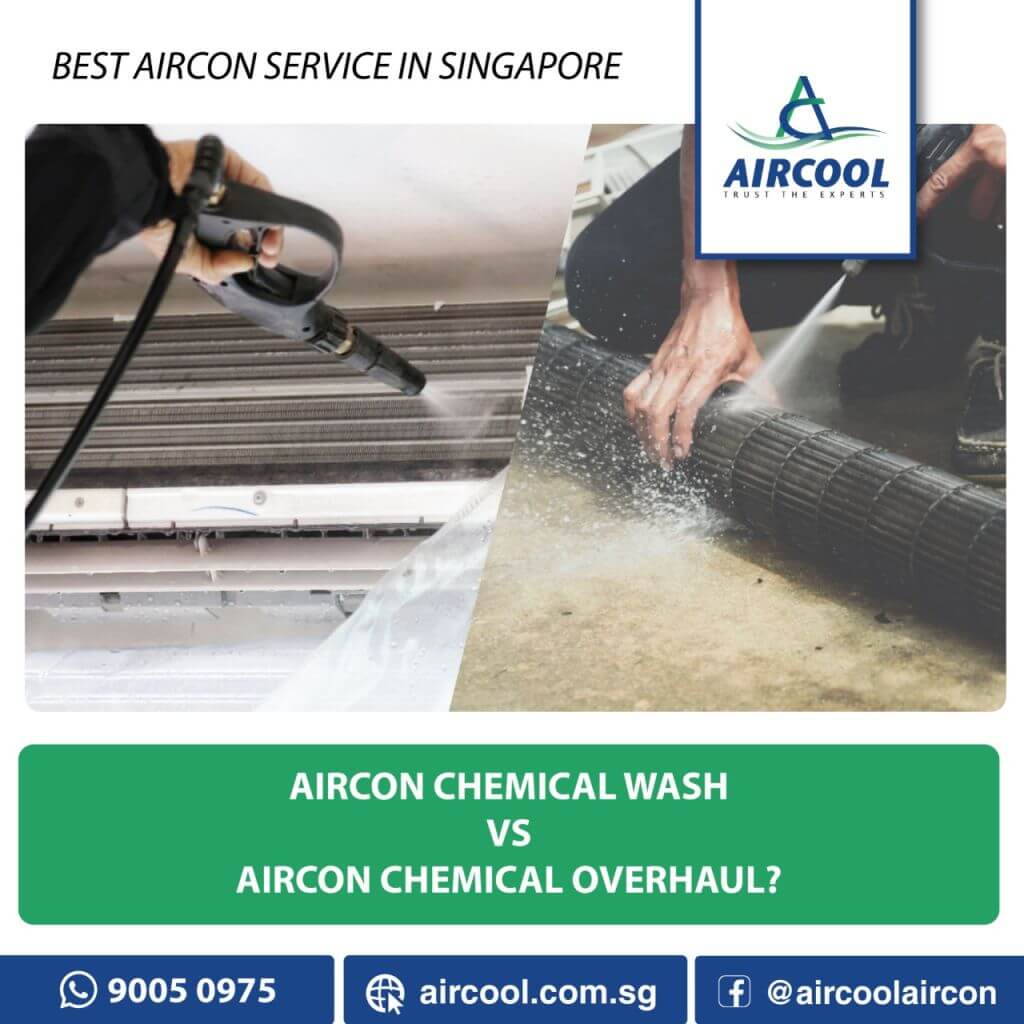 Aircon Chemical wash vs chemical overhaul