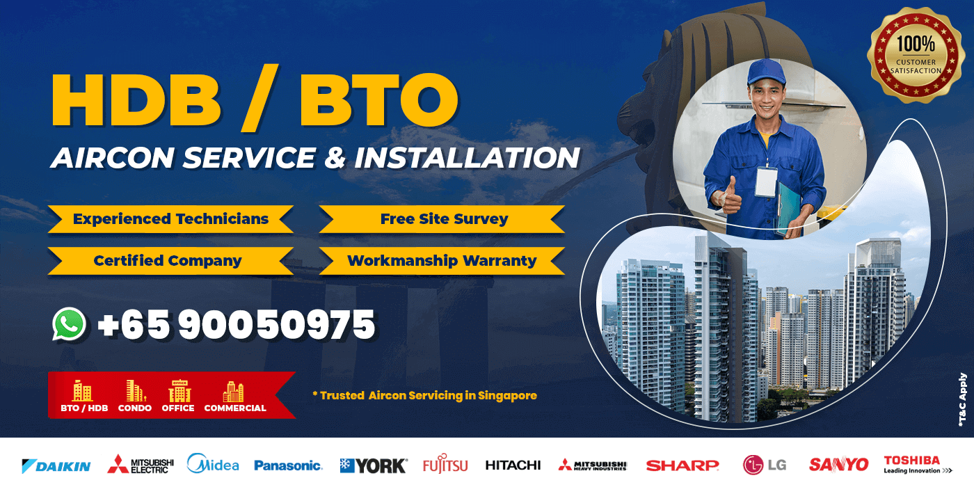 HDB/BTO Aircon servicing and Installation