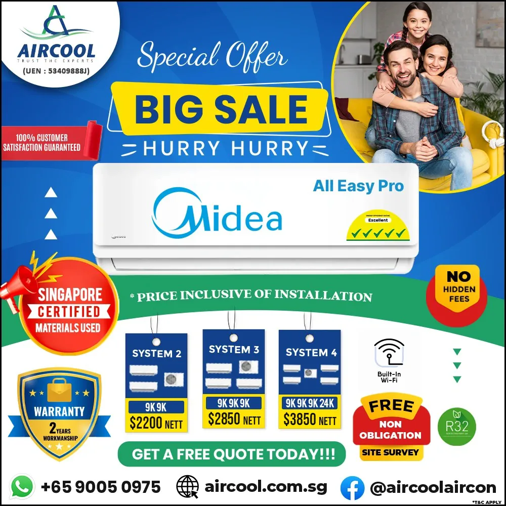 Midea Aircon promotion