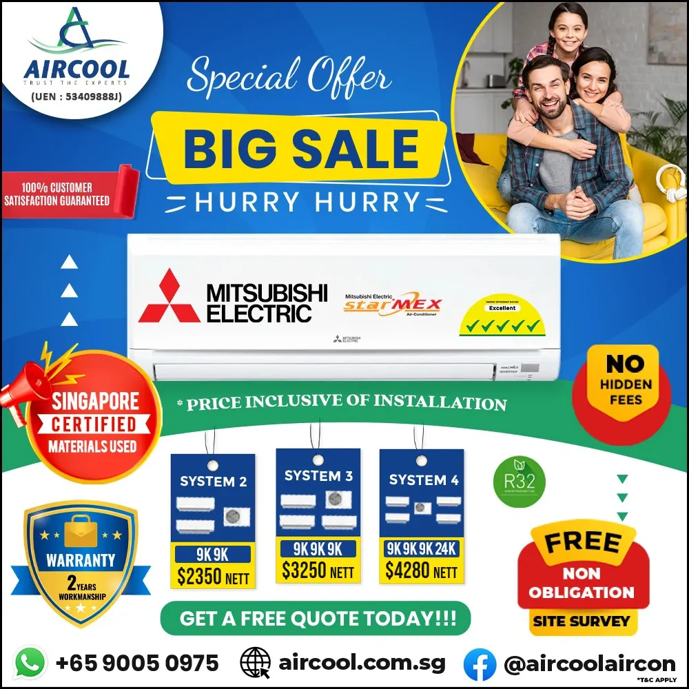 mitsubishi Aircon promotion