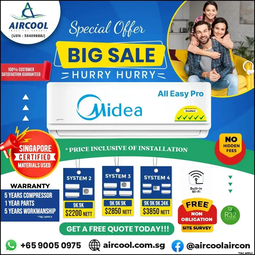 Midea Aircon promotion Midea Aircon promotion