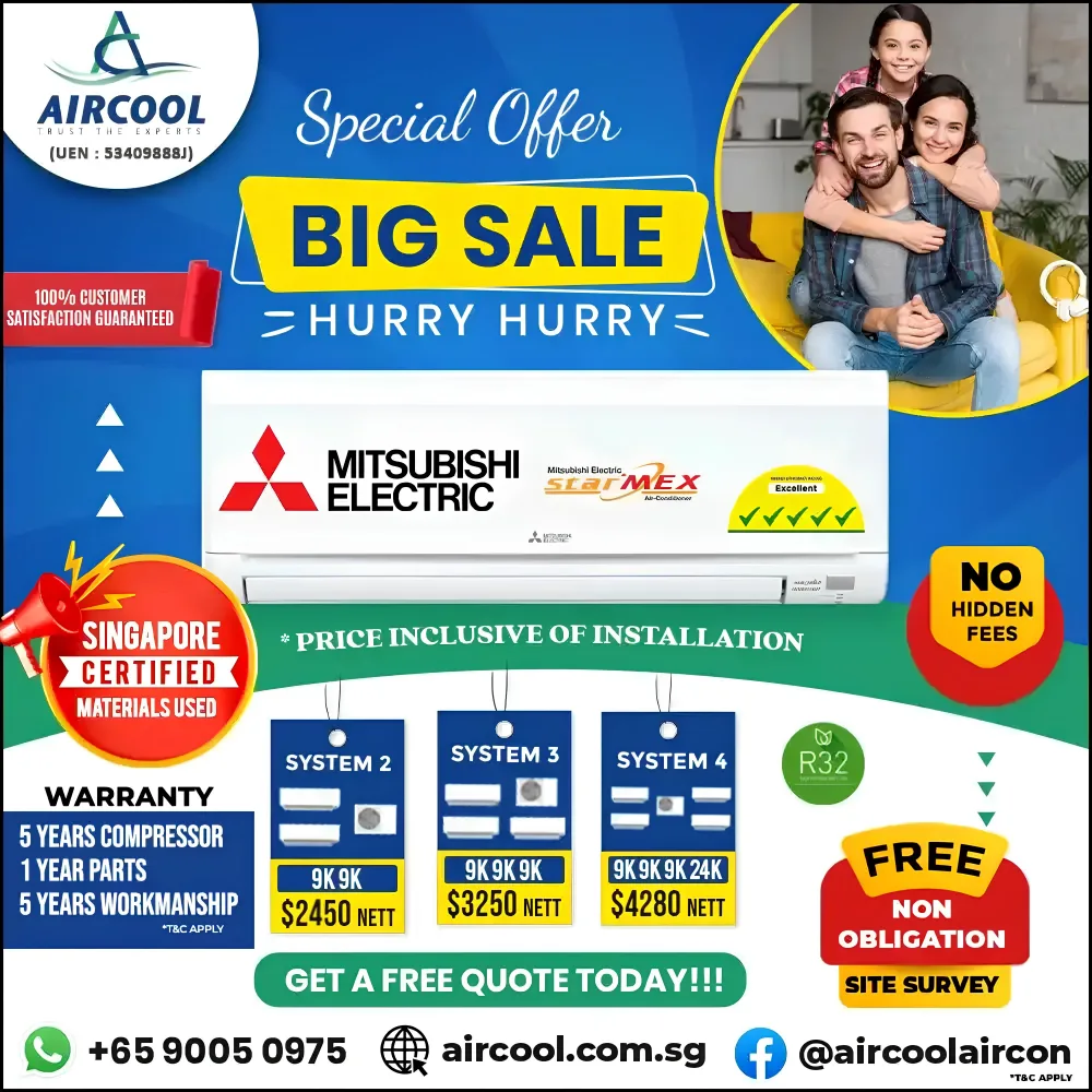 mitsubishi Aircon promotion