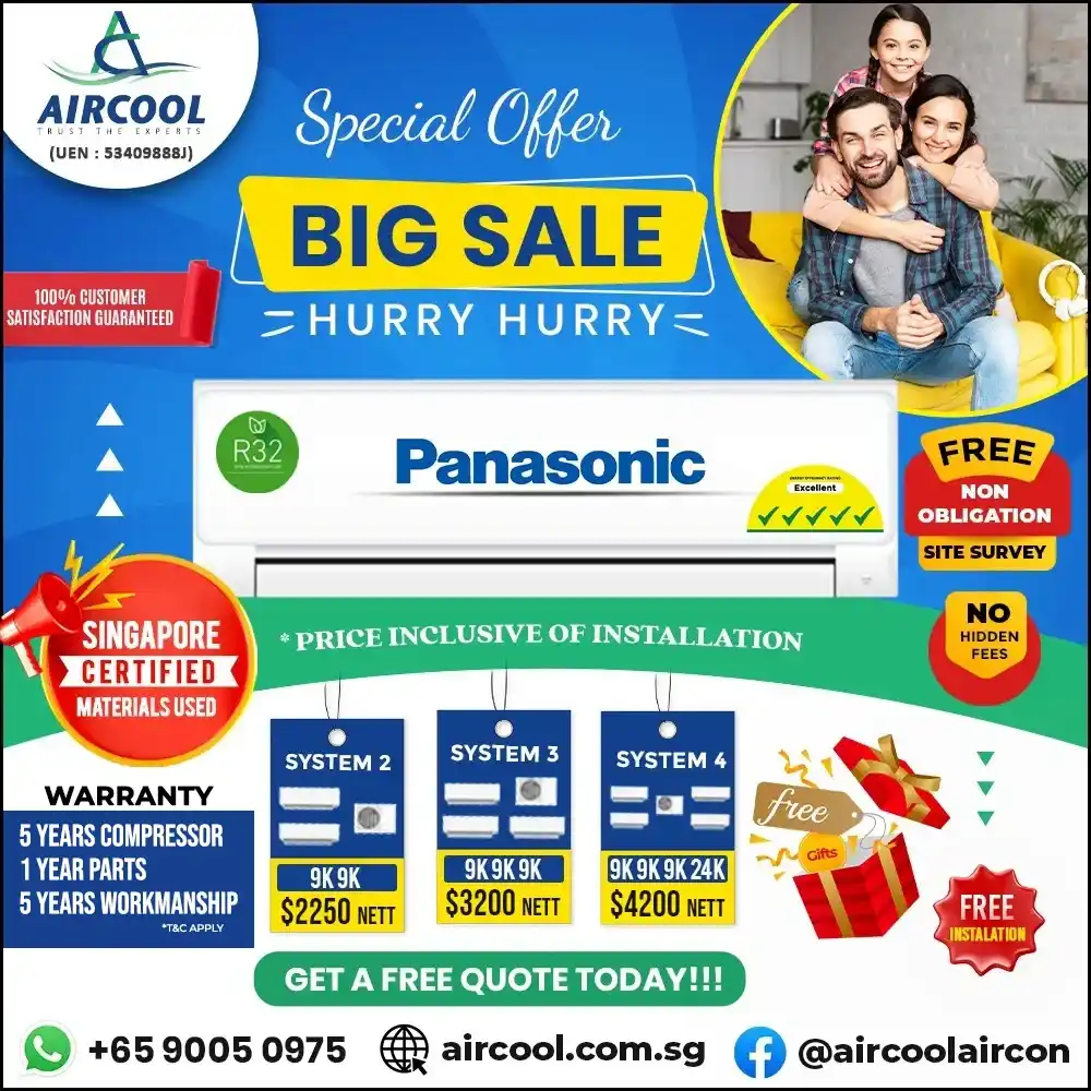 Panasonic Aircon promotion Panasonic Aircon promotion
