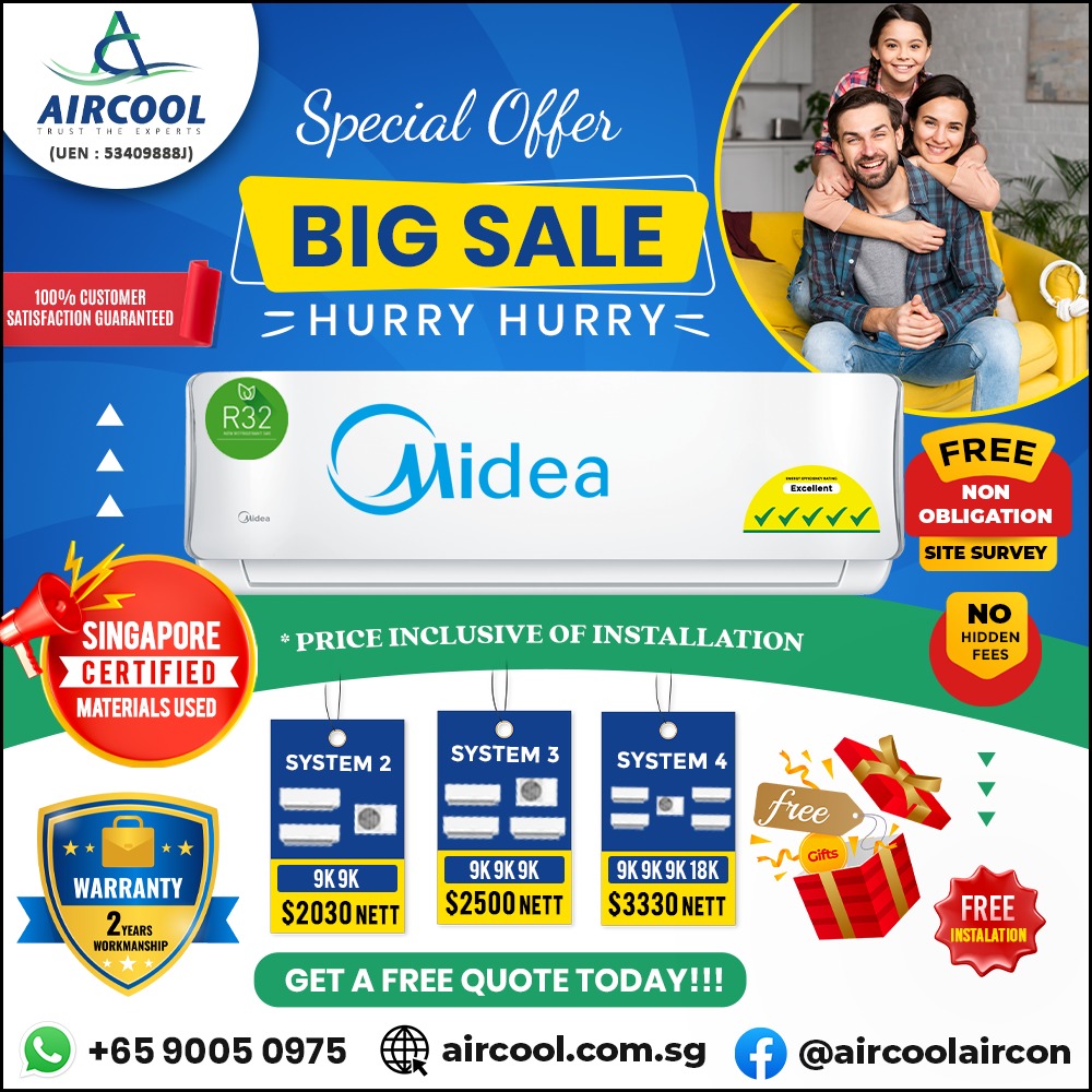 Midea Aircon promotion