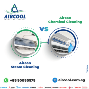 Aircon Steam Cleaning vs Chemical wash