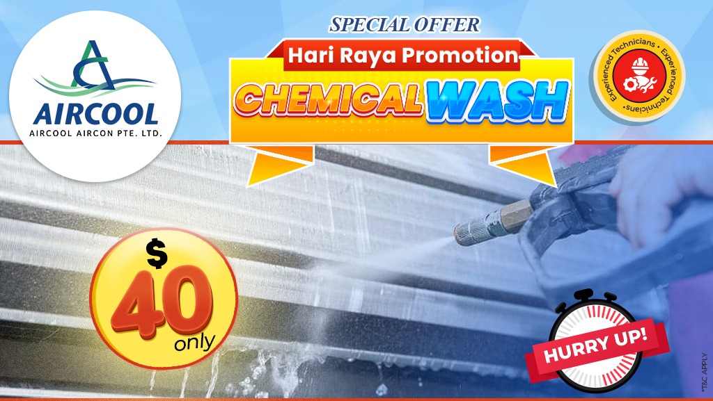 Aircon Chemical wash Promotion