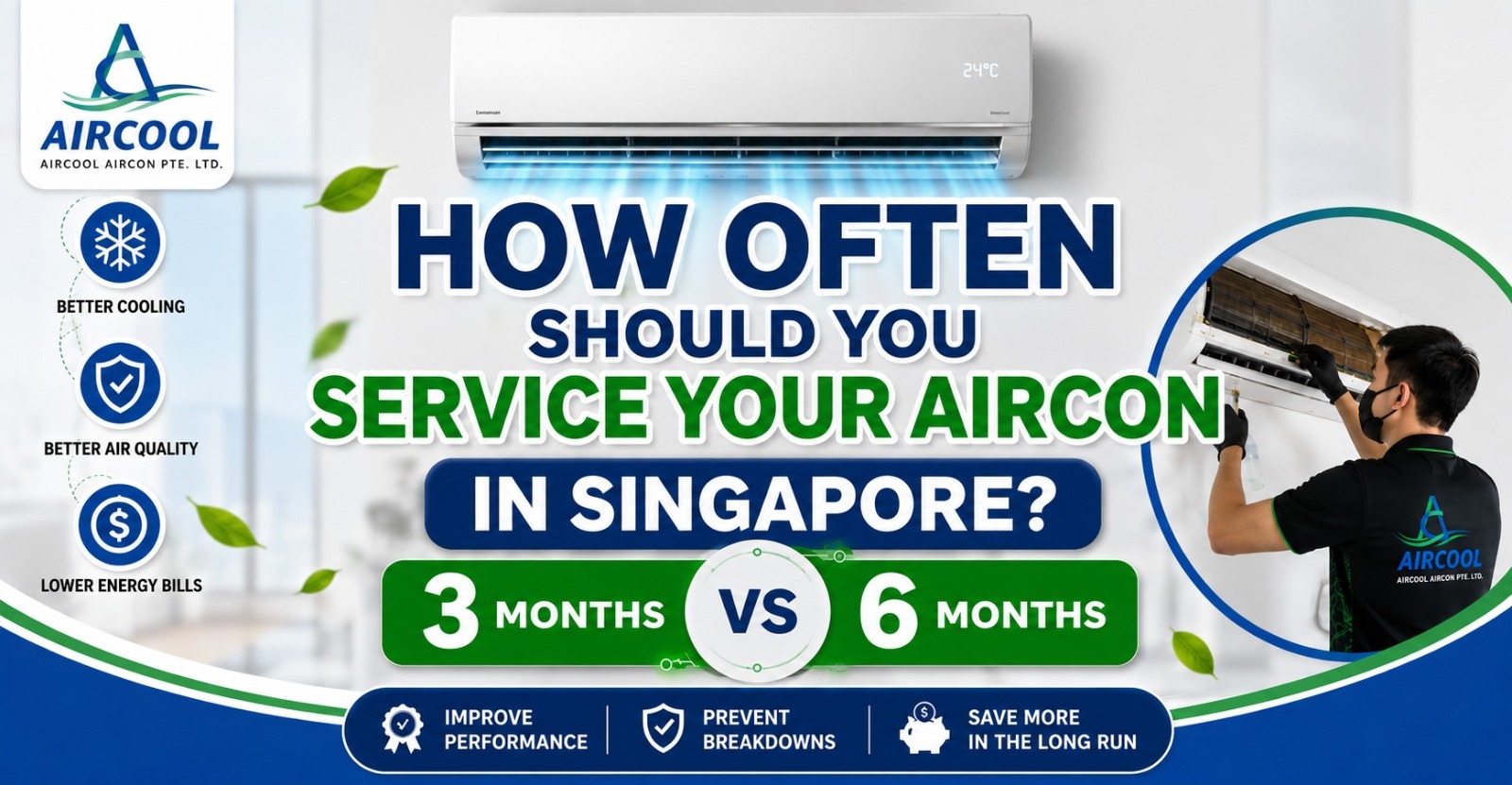 Aircon servicing frequently